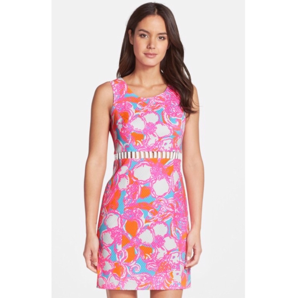 Lilly Pulitzer Iggy Cut Out Shift Dress